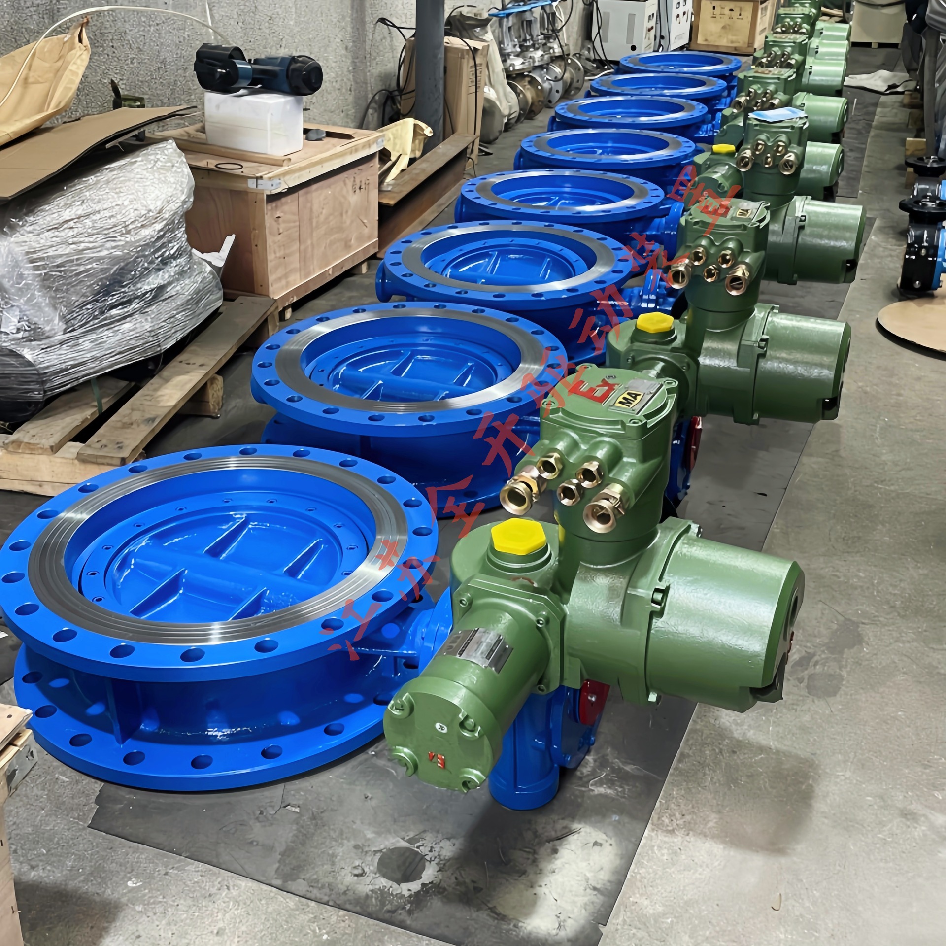 FBG-DN400矿用隔爆型一体式电动蝶阀 瓦斯防爆蝶阀