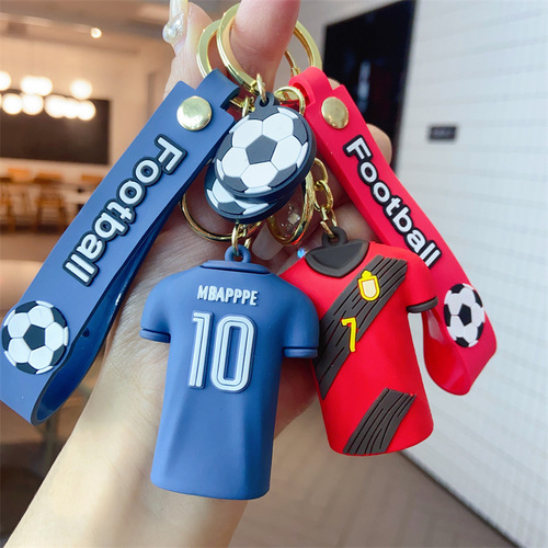  FIFA World Cup Star Player Jersey Figure Keychain Fashion Backpack Ornament Unique Creative Gift