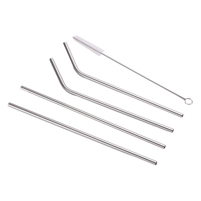 Фабрика оптом из нержавеющей стали чай с молоком солома 304 креативный цвет силиконовый костюм Металлическая телескопическая соломенная ложка с титановым покрытием