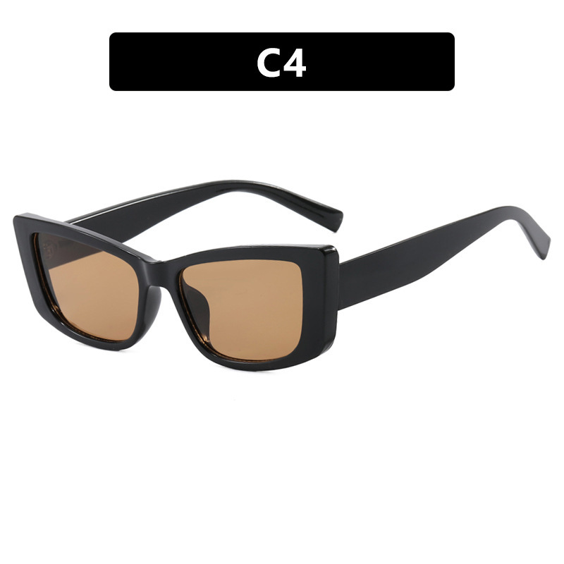 Nuevas gafas de sol de ojo de gato de marco pequeño retro con bisagra de metal para hombres y mujeres, gafas de sol de sombra callejera de alta gama Sunglass