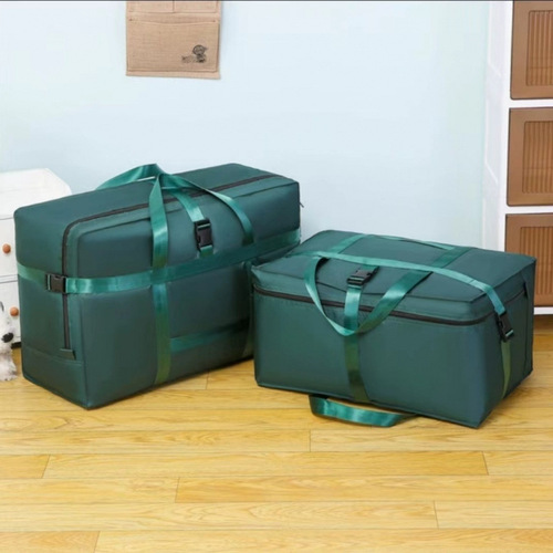 Travel bag large capacity thick Oxford cloth durable moving travel airline carry-on travel bag clothing cotton blanket storage