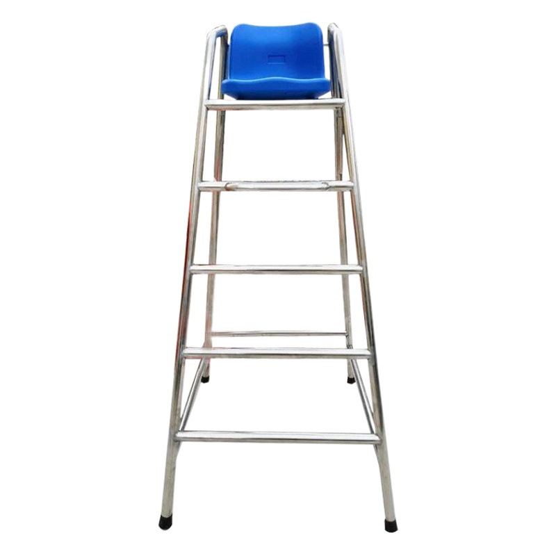 Equipo de salvamento de la piscina engrosada 304 Acero inoxidable silla salvavidas asiento de salvavidas observación Banco de observación Silla de árbitro