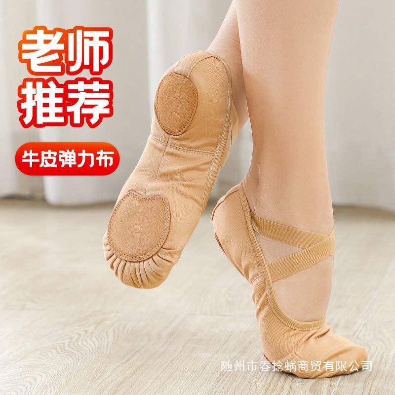 Dance Shoes Elastic Cloth Soft Sole Practice Adult Kidsren Dance Body Cat Claw Shoes Girls Chinese Dance Ballet Shoes