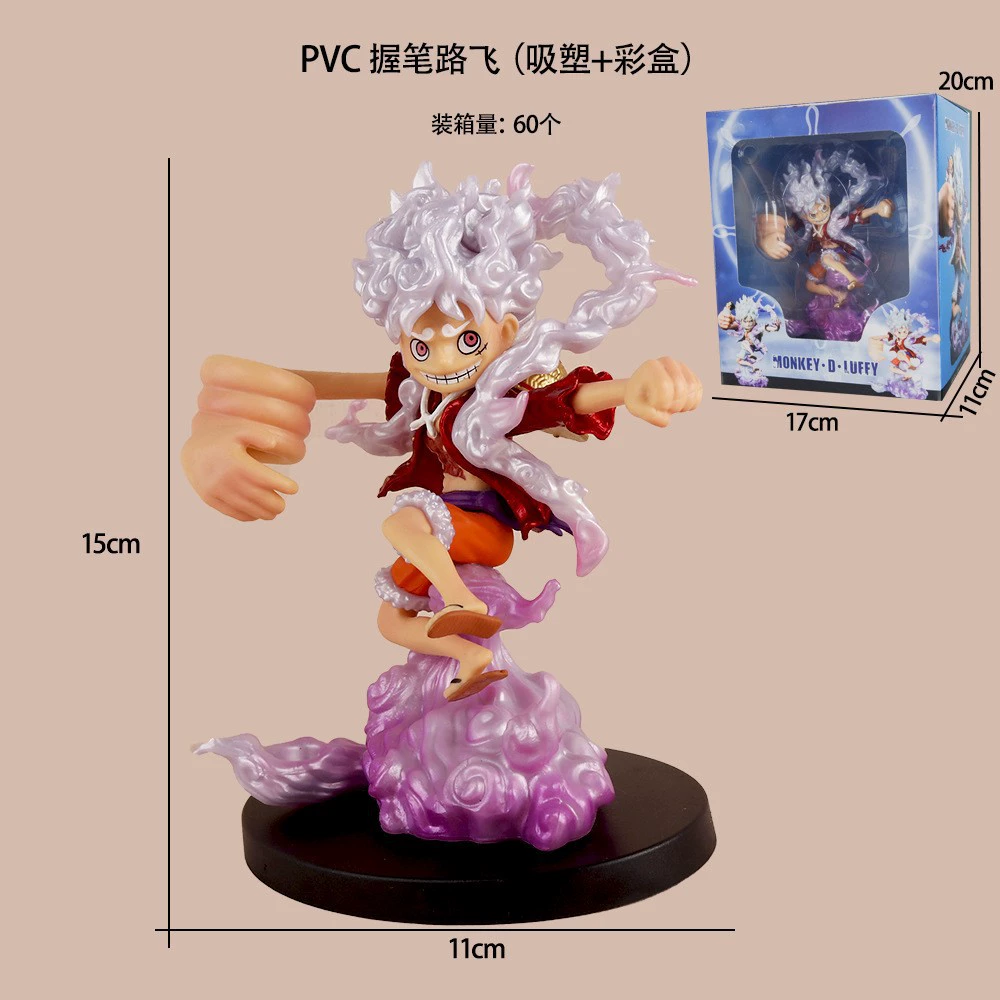 One Piece Q Версия Огненный кулак Лuffy Ace Три тысячи миров кимоно Юката фигурка Льюк модель украшение