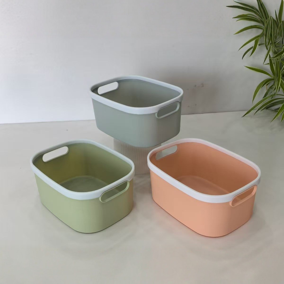 Categoría 4: Cestas de almacenamiento, contenedores de almacenamiento, cestas de drenaje para sala de estar y cocina, cestas para frutas, cajas de almacenamiento misceláneas para escritorio, cestas de almacenamiento. image 66
