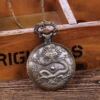 Retro bronze big pocket watch, old-fashioned souvenir, quartz watches, Chinese horoscope