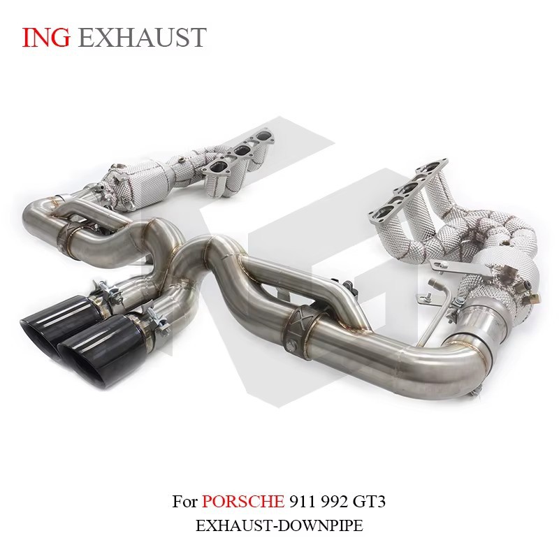 Suitable for Porsche 911 992 GT3 complete stainless steel exhaust system