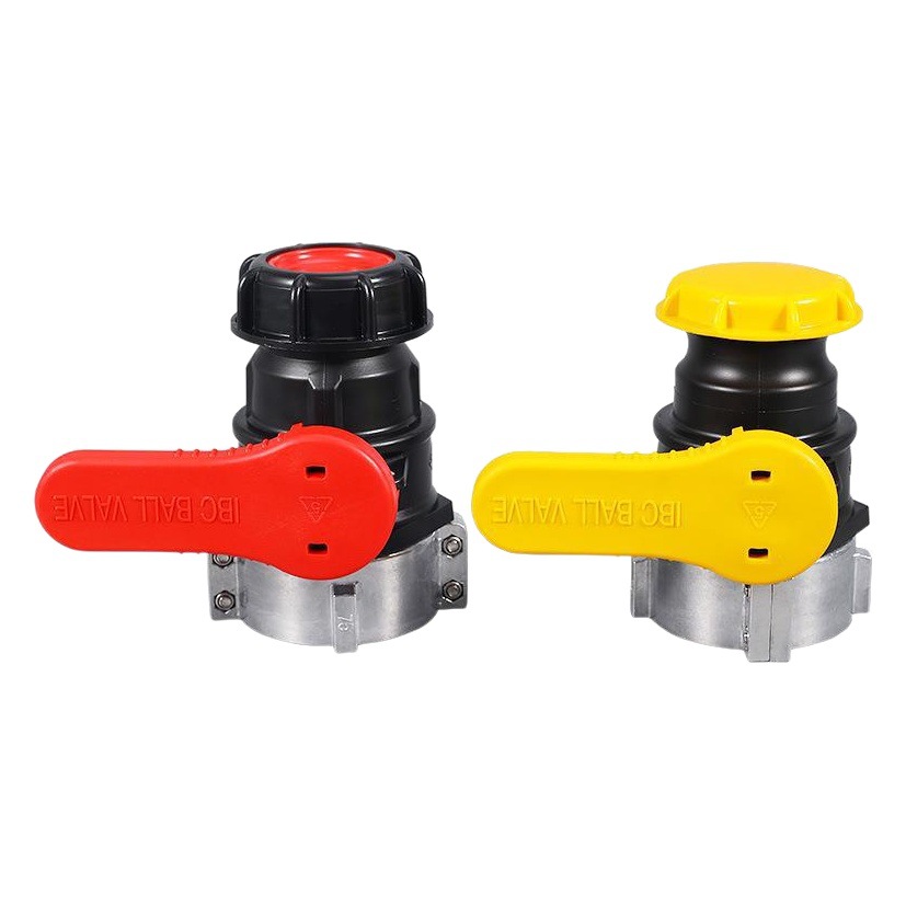 IBC químico barril válvula tonelada barril válvula de bola tonelada barril interruptor ácido y álcali resistente DN50(75mm)