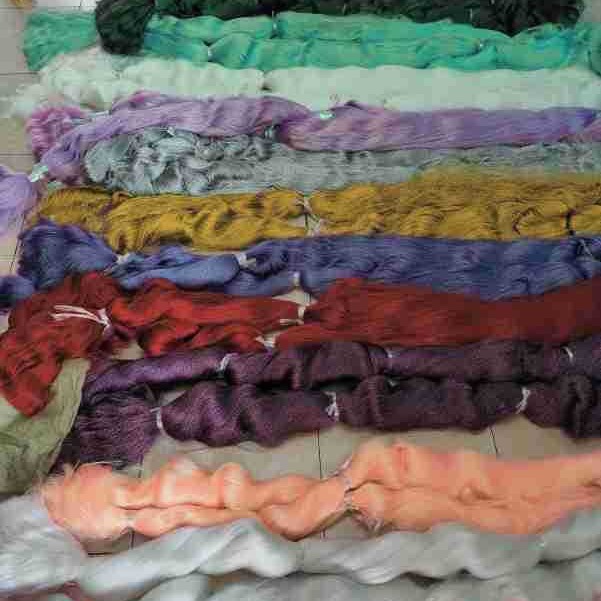 曲型深梅红丝条渔具用绑鱼钩螺旋形旋转亮片彩丝金光紫光卷卷丝