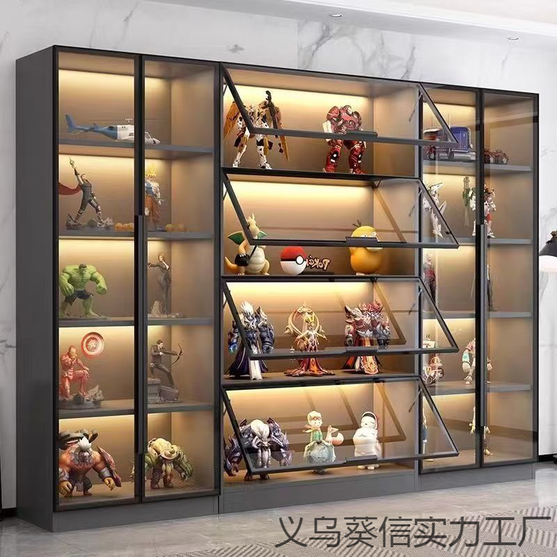 乐高展示柜礼品货架家用透明玻璃陈列柜手办柜动漫模型展柜玩具柜