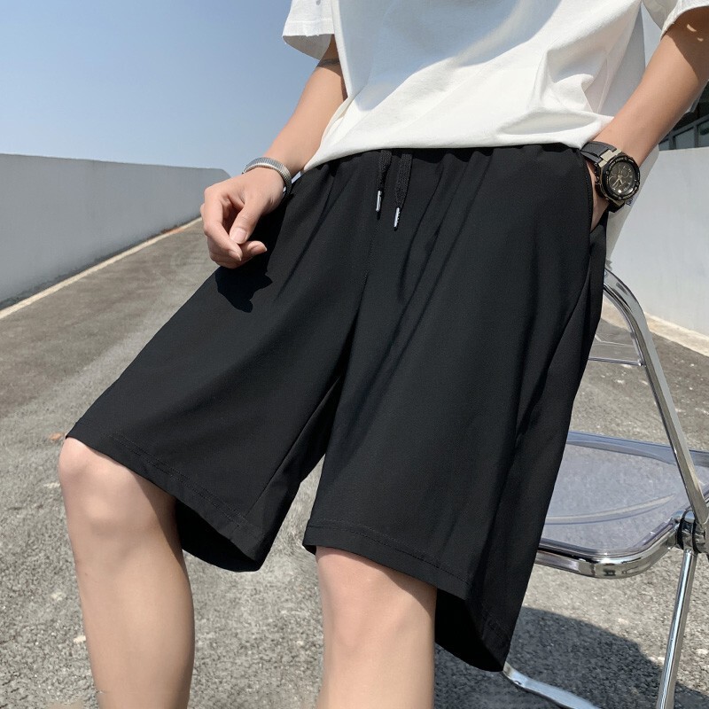 Quick-drying Men's Shorts Summer Ice Silk Pants Five-point Pants Men's Pants Thin Breathable Sports Pants All-match Casual Pants Quick-drying Men's Shorts Summer Ice Silk Pants Five-point Pants Men's Pants Thin Breathable Sports Pants All-match Casual Pants