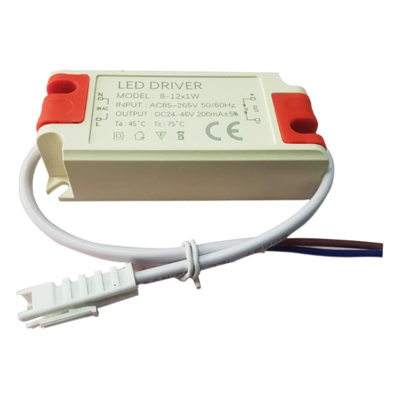 Оптовый 8-12 Вт изолированный Внешний привод 200 мА потолочный светильник прожектор Внешний привод источник питания изолированный источник питания 10 Вт