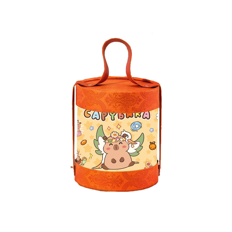 신규 핸드북 세트 기프트 박스 카피바라 허그 버킷 소녀 귀여운 핸드북 어린이 문구 생일 선물