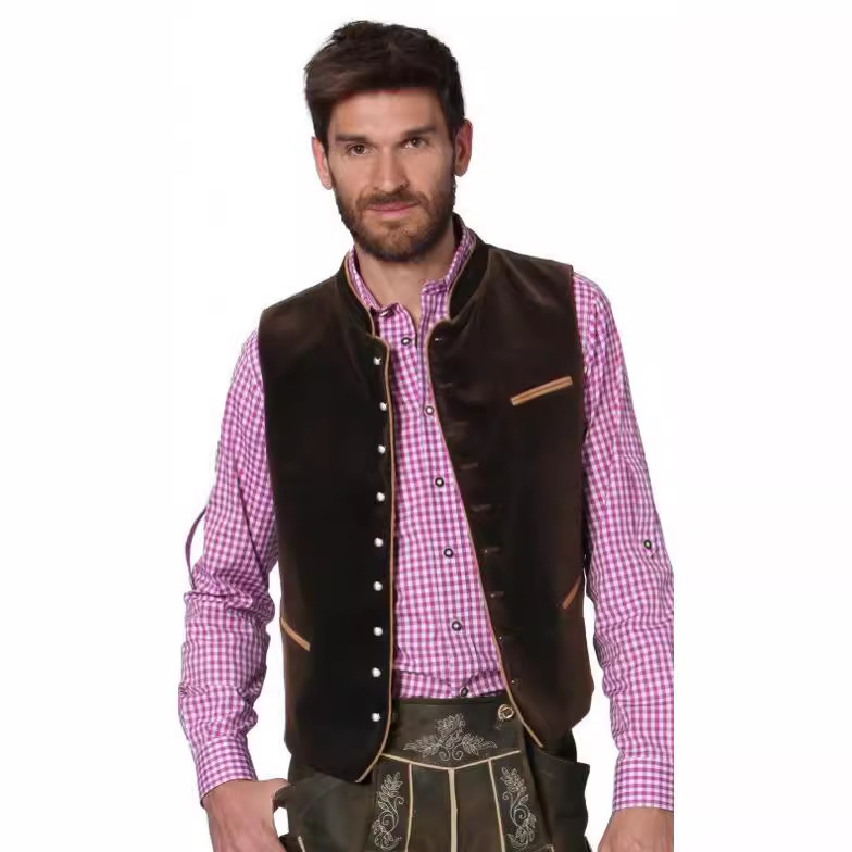 Oktoberfest Bavarian Oktoberfest Costume Festival Party Men's Vest Casual Clothing