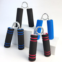 A-type gripper, two-color foam handle, home fitness finger exercise, spring steel sponge gripper wholesale