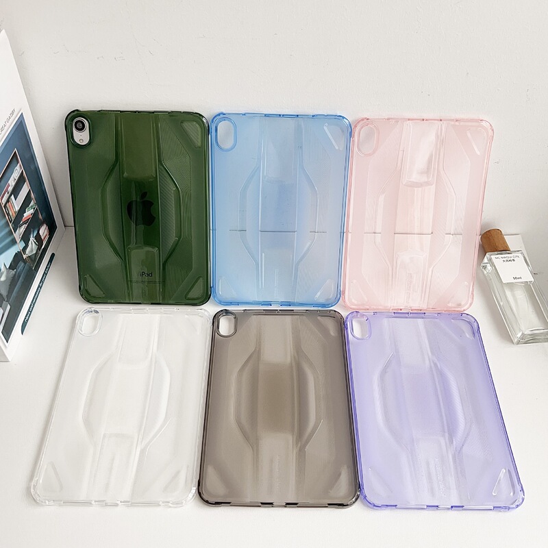 Suitable for ipad tablet protective cover 10 generation transparent air3 apple pro11 silicone mini6 solid color 10.2 inch