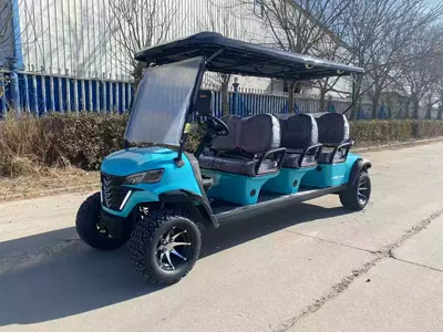 Elektrikli qolf avtomobilləri 4 Seats for Golf Course Shuttles - 6-golf-carts