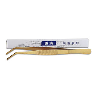 Stainless Steel Tea Clip Tea Set Titanium Clip 20cm Thickened Stainless Steel Tea Clip Tea Table Matching Tweezers