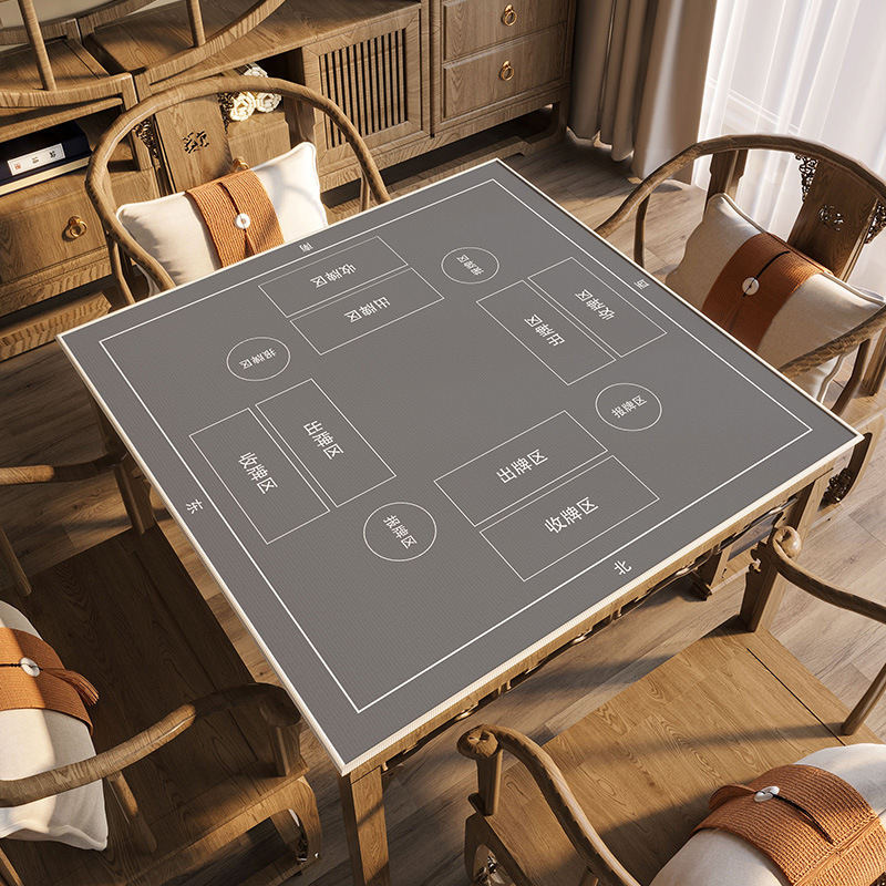 Cross-Border Modern Minimalist Stain-Resistant and Easy-Care Table Mat, Noise-Reducing and Sound-Absorbing Table Mat, Water-Absorbent and Wear-Resistant Mahjong Table Mat, Dropshipping