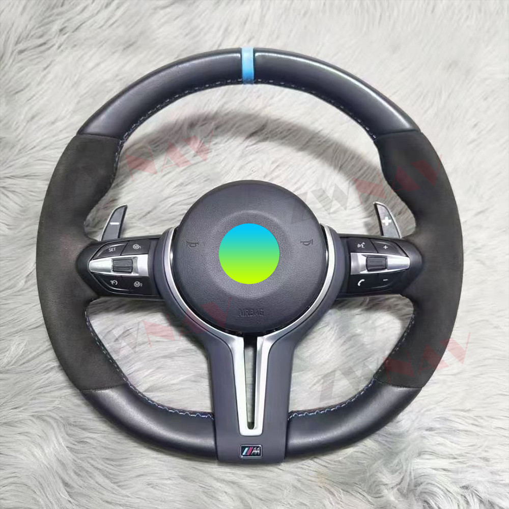 适用于BMW宝马竞技LED碳纤维方向盘改装方向盘汽车转向盘专车专用