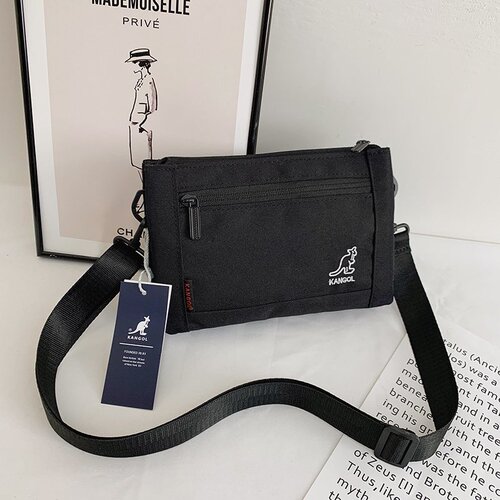 New Trendy Kangaroo Student Small Bag Korean Style Fashion Printed Crossbody Bag Men's Simple and Attractive Shoulder Bag Wholesale