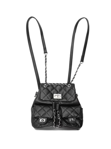 Korean style small fragrant style rhombus chain backpack for women  new style shoulder bag casual versatile multi-pocket backpack