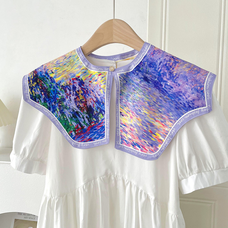 Nuevo chal protector solar de verano de las mujeres al aire libre con aire acondicionado decoración de la habitación chaleco de protección del cuello pequeña bufanda falsa bufanda anudada