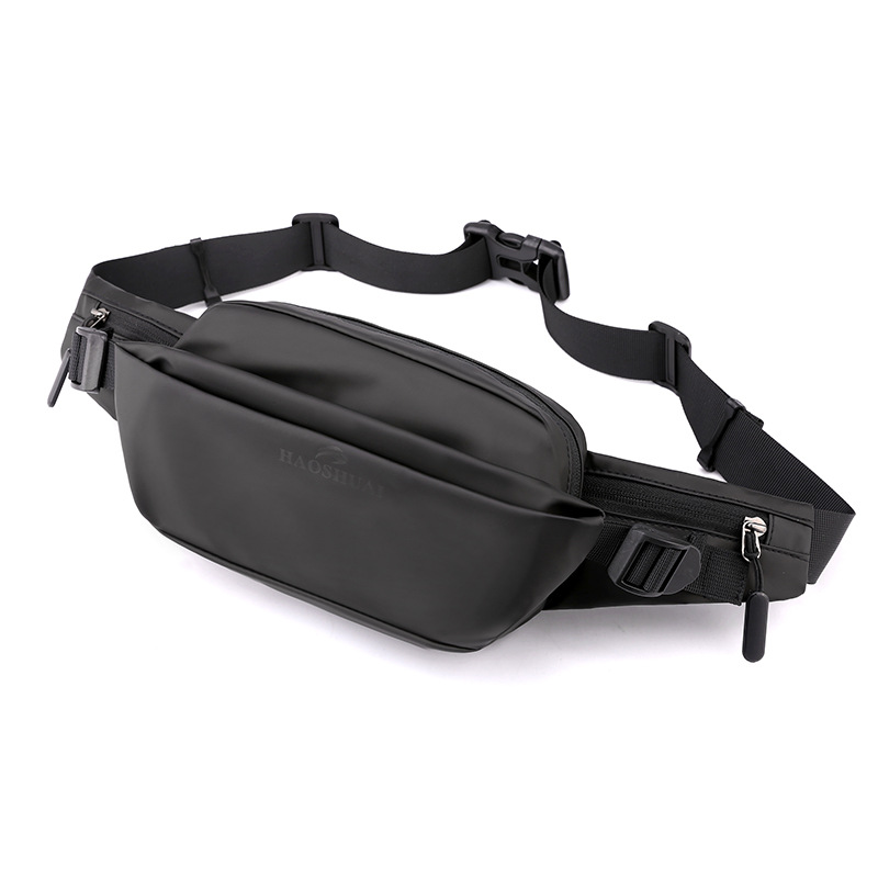 Venta al por mayor de los nuevos hombres de la cintura bolsa de moda casual pecho bolsa de mensajero al aire libre de cerca-ajuste corriendo cintura bolsa cajero bolsa de cintura bolsa