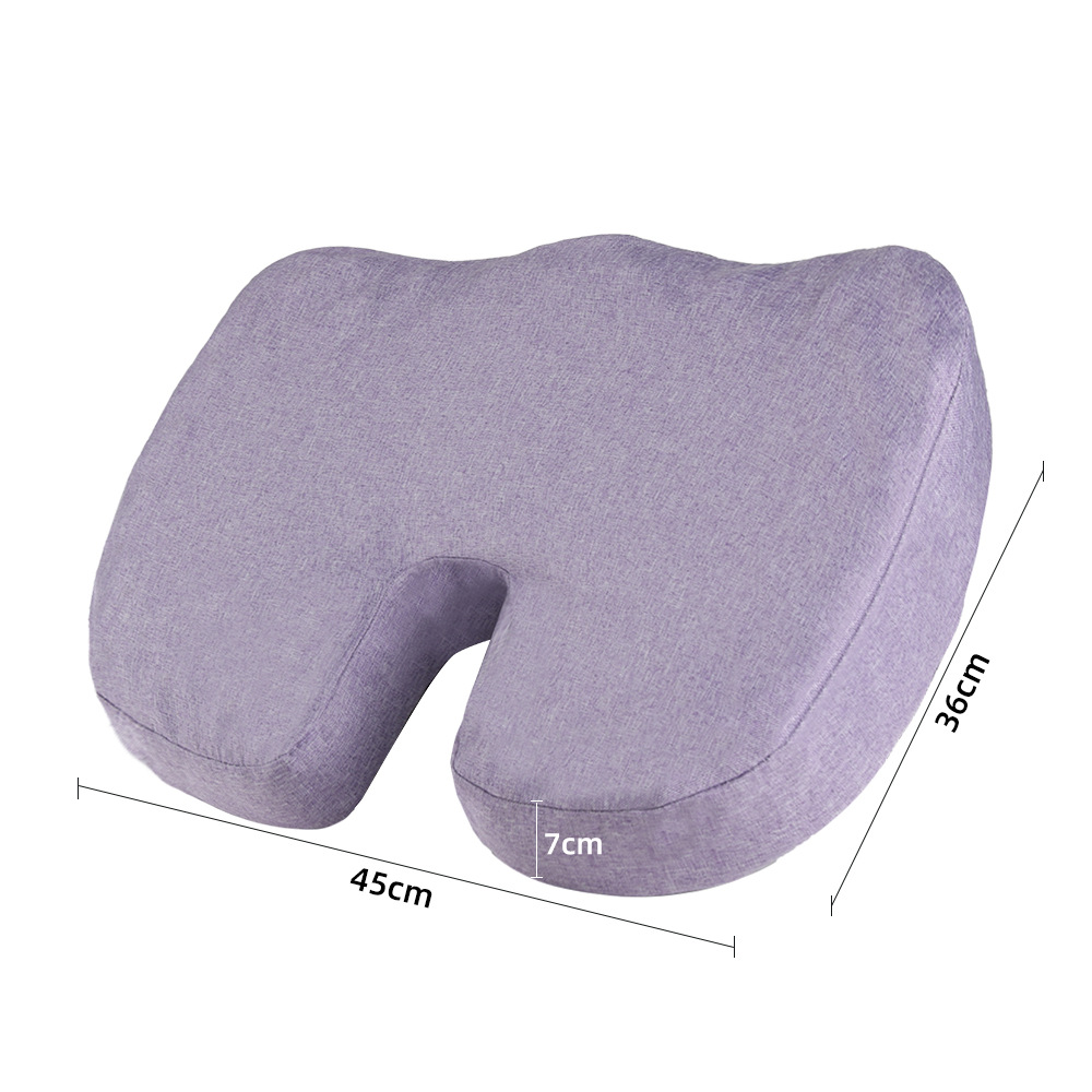 Cojín de oficina Cojín para hemorroides Cojín de asiento de silla de esponja ondulada