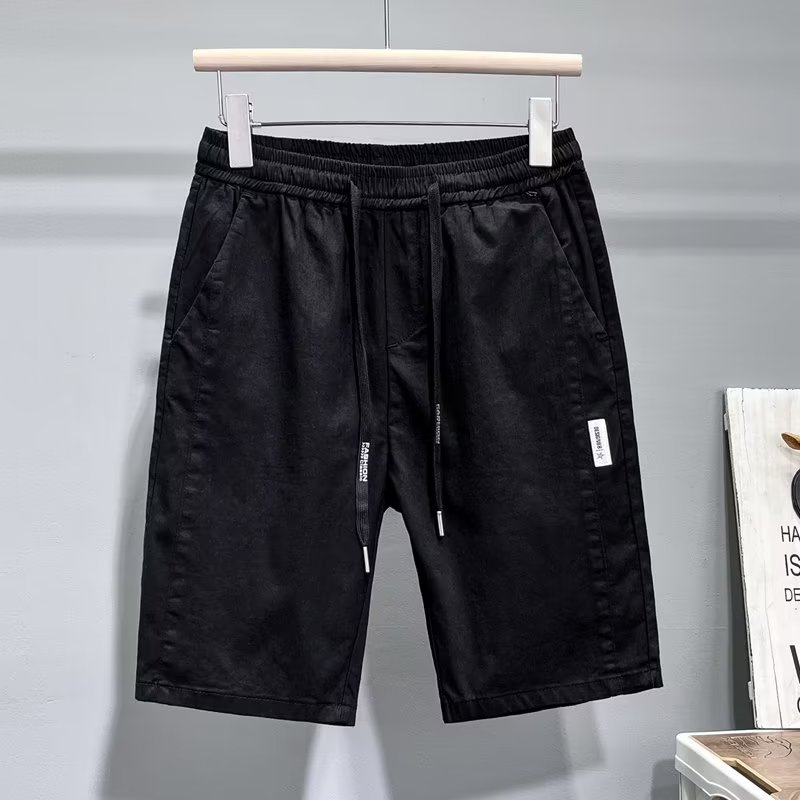 Pantalones cortos de mezclilla pantalones de cinco puntos para hombres pantalones sueltos de seda de hielo ultrafinos de verano pantalones casuales de moda para hombres pantalones de verano