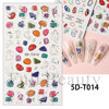 Nail stickers, fake nails, adhesive sticker for nails, suitable for import, new collection