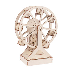 DIY Ferris Wheel Wooden Puzzle Toy, Science and Technology Small Project, Children's Handicraft DIY, Brain-Teasing, Yiwu Toy Decoration