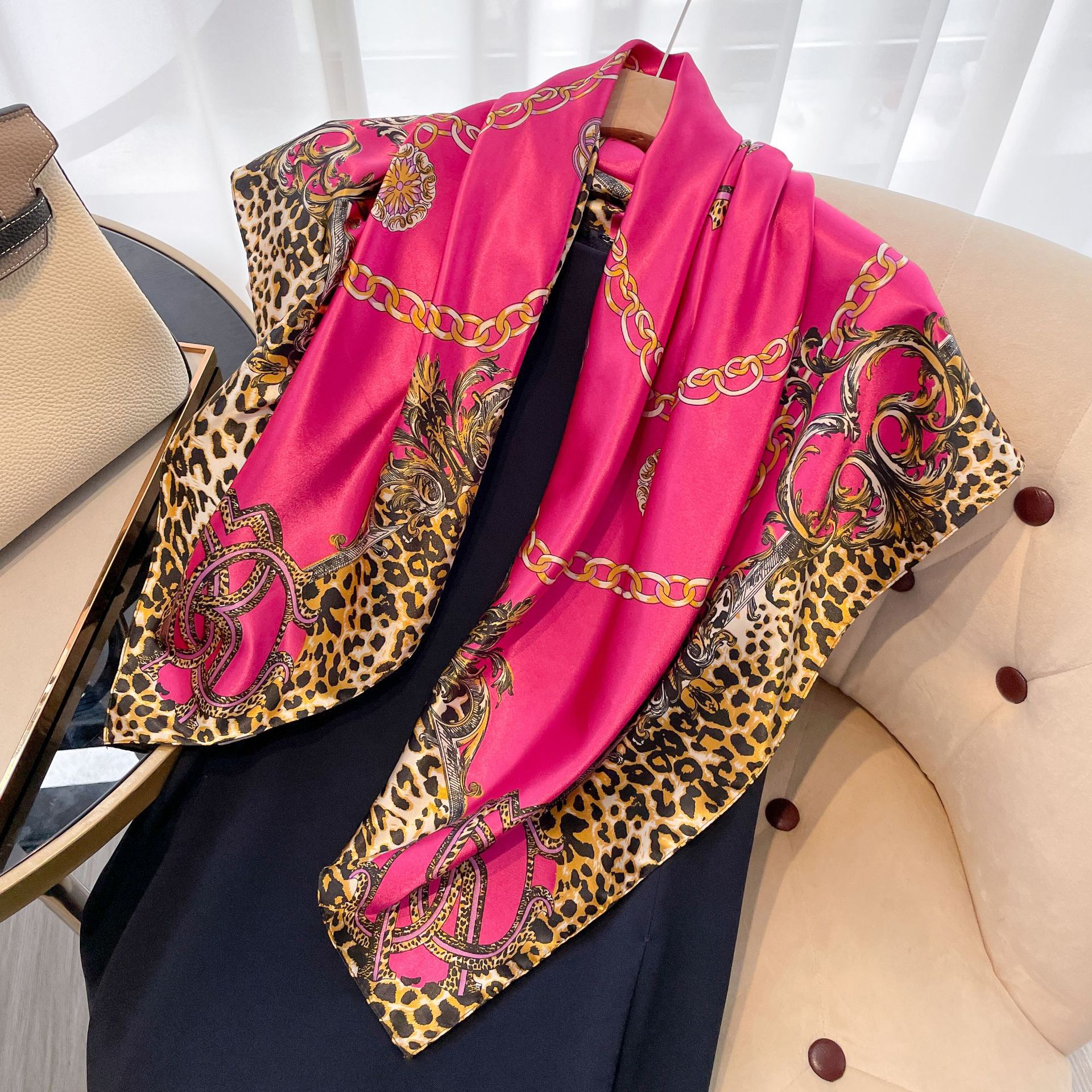 Small Square Scarf Versatile Professional Accessory For Women_voghion.com
