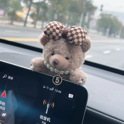car cartoon decoration car – Car ornaments - xiao-xiang-5-necklace-cute-bear-screen-ornaments
