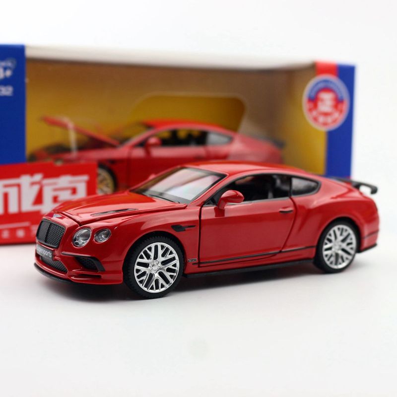Caipo toy alloy car Simulation Model 1:32 Bentley European super sports car car model pull back 4 open door