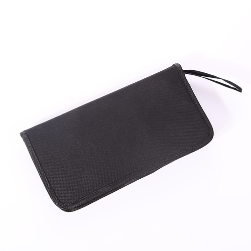 Cross-border 15 oil paint brushes canvas bag set nylon hair beginner gouache paint watercolor art brush