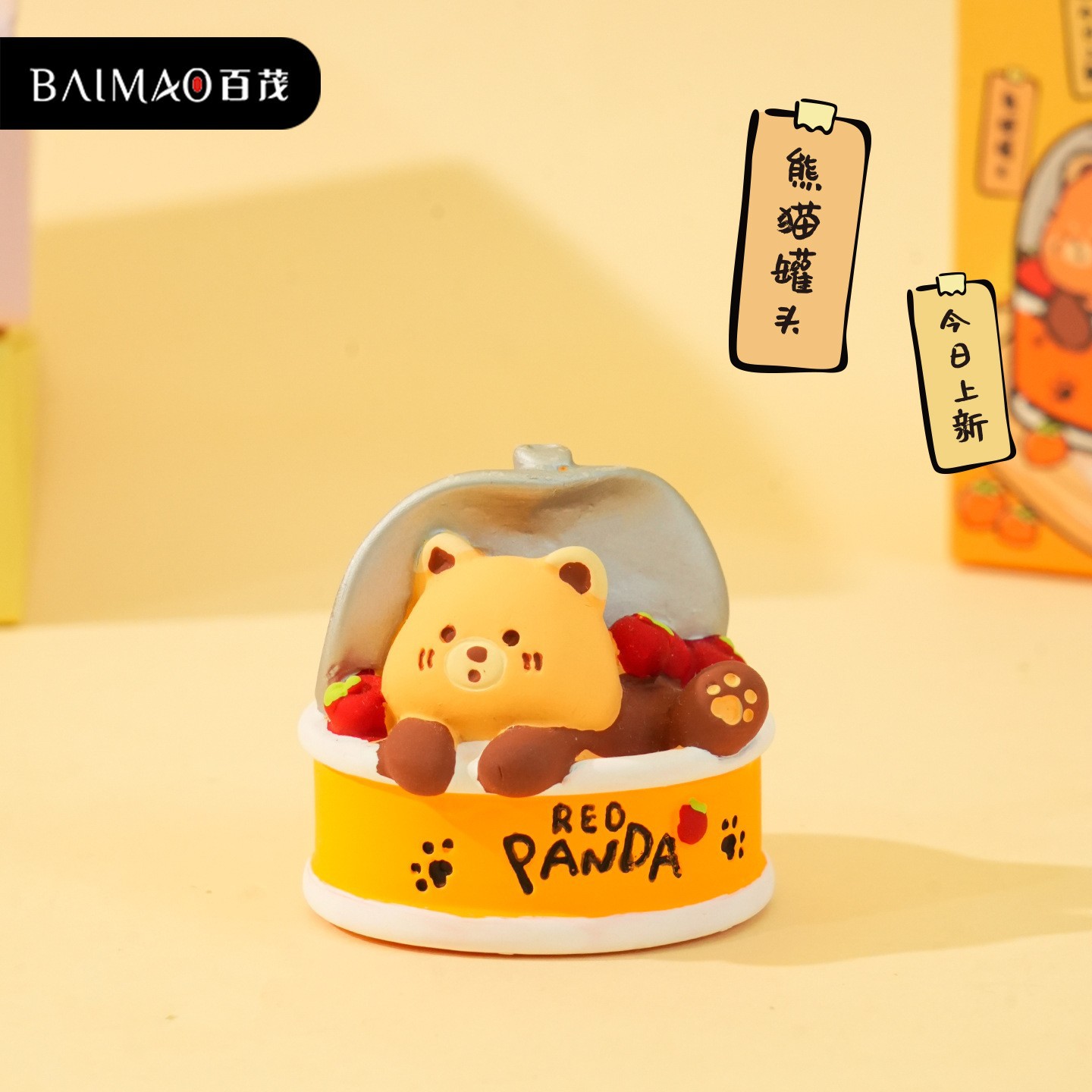 캔 패밀리 시리즈 장식품 - 레서 팬더 캔