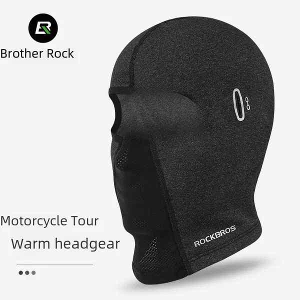 Locke Brothers Warm Motorcycle Headgear Fleece Full Face Mask Autumn and Winter Outdoor Windproof Riding Scarf for Men and Women