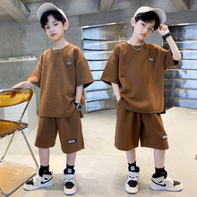 儿童装男童夏装套装2024年新款中大童男孩衣服夏季短袖薄款两件套