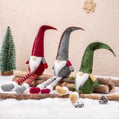 外国貿易の爆発的なクリスマス装飾用品の顔のない人形の人形の欧米風の老人のペンダントのショーウインドーの置物のバッチ