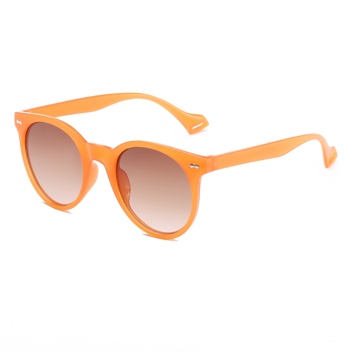 2021 nuevo marco redondo gafas de sol transfronterizo mi clavo estilo europeo y americano cóncavo gafas de sol selfie gafas de sol 97094