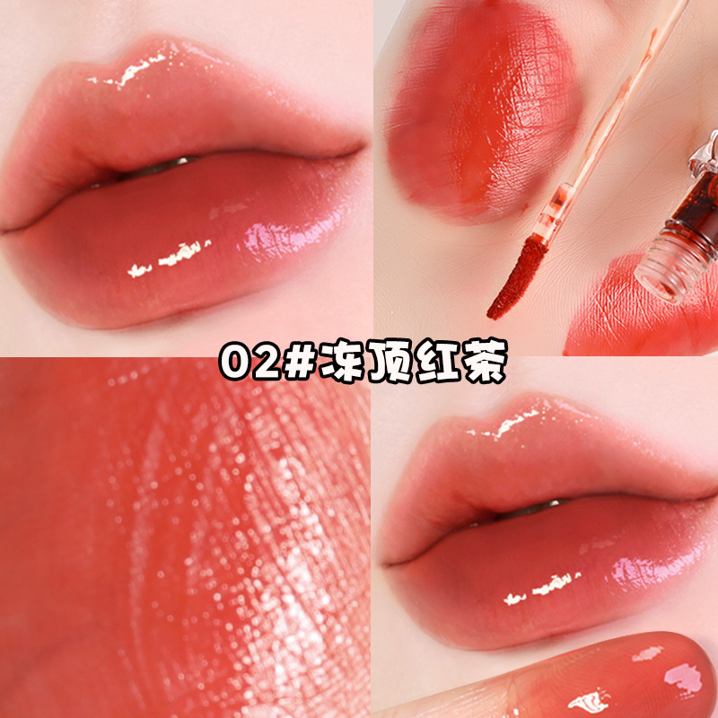 AGAG ligera decoloración lips oil hidratante maquillaje no es fácil de descolorar lips honey lips oil maquillaje transfronterizo image 8