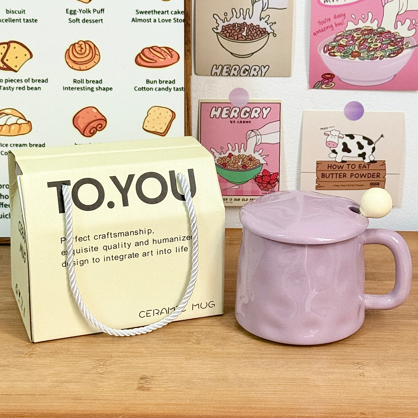 Taza de cerámica de color esmaltado regalo de cumpleaños nicho de diseño taza de alto valor facial para niñas taza de agua casera pareja