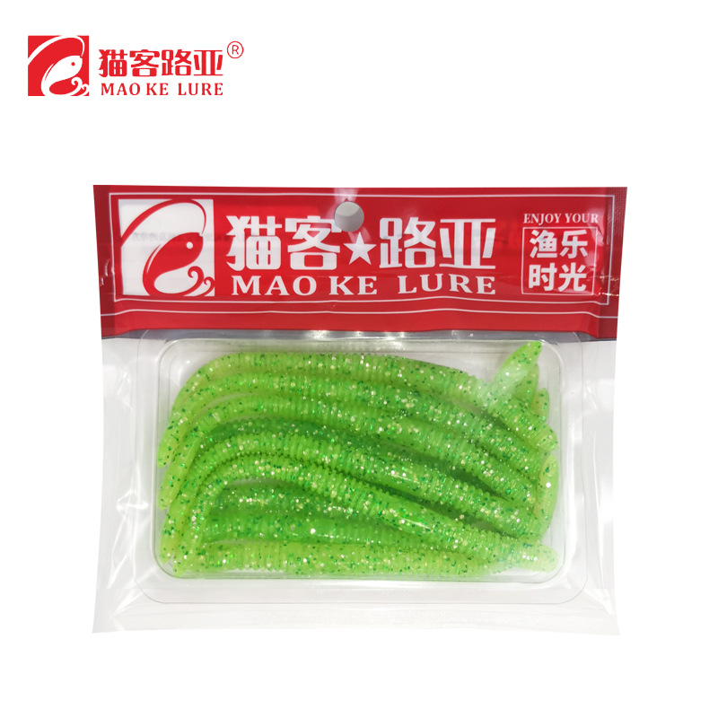 Suspending Worms Lures Soft Baits Carp Striped Bass Pesca Fishing Tackle SwimBait