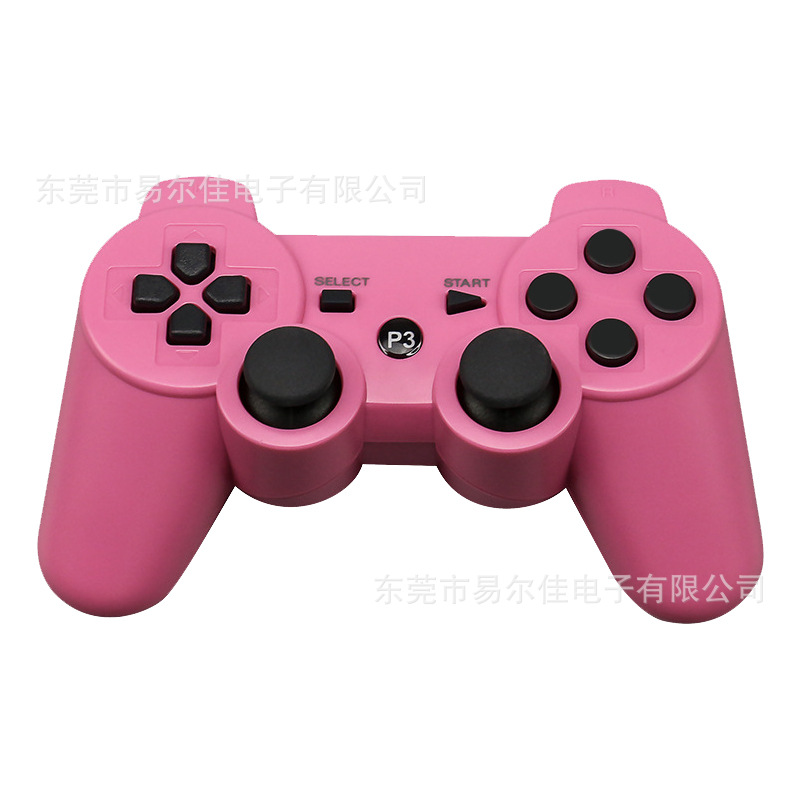 Mando de juego PS3 multicolor con botón universal de copo de nieve de doble vibración Bluetooth inalámbrico con mango P3 transfronterizo de fábrica