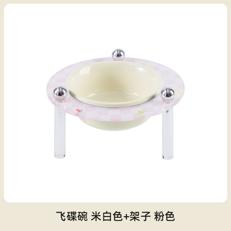 Tazón de cerámica para mascotas Tazón de comida para gatos Tazón de comida para gatos Tazón de agua para perros Tazón de alimentación Tazón de acrílico Tazón de mesa de comedor