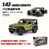 Rubicon off-road vehicle model-military green (color box)