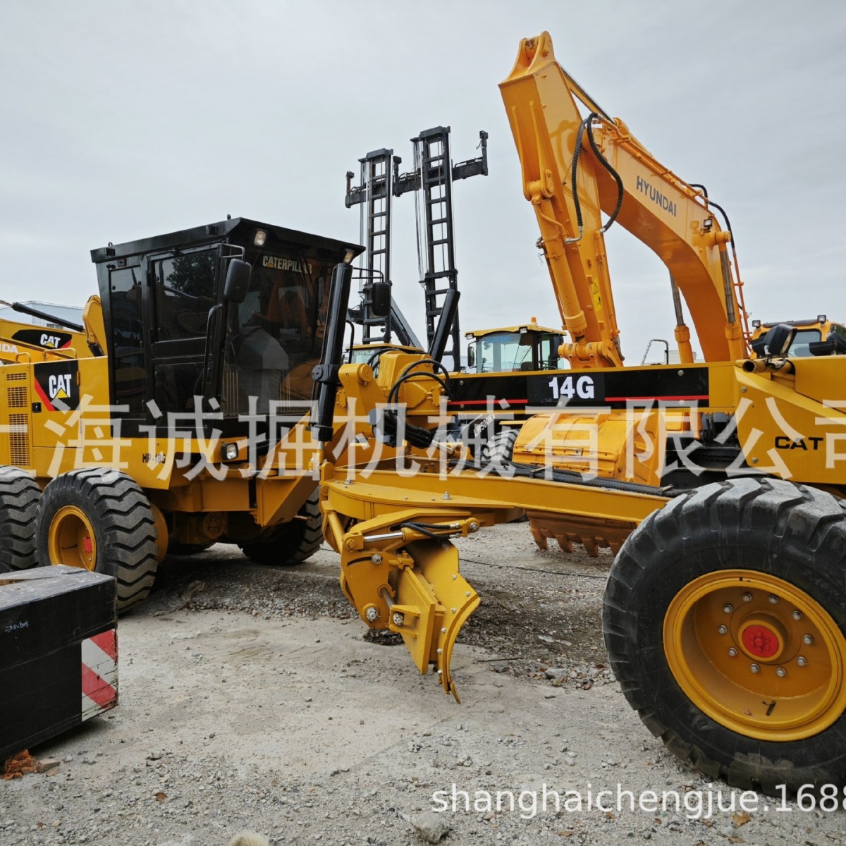 Caterpillar Grader export二手卡特14G平地机外贸