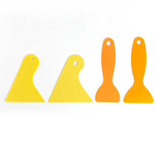 Yellow Small Scraper for Film Application, Plastic Scraper for Car Film Application, Beauty Car Wash and Seam Scraper Manufacturer
