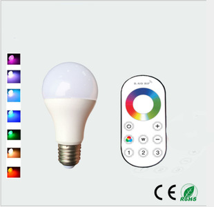 2.4GС�� A60 RGBW�߲����ݟ� E27�����b��׃ɫ�b�̨�����ܟ�